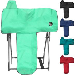 Harrison Howard 1680 Denier Reliable Protection Long-lasting Build Fashionable Waterproof Western Saddle Cover-Mint