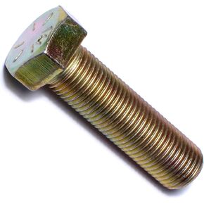 Hard-to-Find Fastener 014973253813 Grade 8 Fine Hex Cap Screws, 1/2-20 x 1-3/4, Piece-25,Yellow