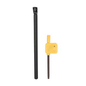 uxcell 1/4" Shank Lathe Indexable Boring Bar Turning Tool Holder S06K-SCLCR06 95°