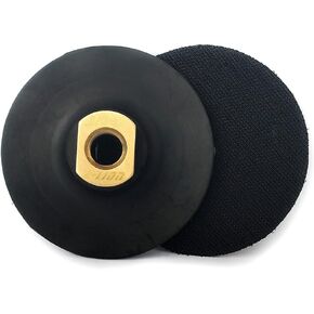 Flexible Rubber Backer Pad 4 Inch Backing Pad Polishing Pads Holder with 5/8-11 Thread by Z-LION