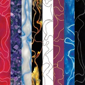Penn State Industries WXFUN97 16pc Funline Acrylic Pen Blank Combo Pack 5/8" x 5/8" x 5" Square (Group C)