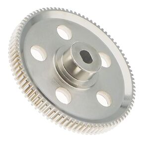 for Redcat Gen7 Upgrades 45 Steel Spur Gear 87T Tooth for Rc Hobby Model Car Redcat Everest 10 Redcat Gen7 Pro/Sport Parts Upgrades (Silver), M