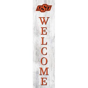 Fan Creations NCAA Oklahoma State Cowboys Unisex OK State 24" Welcome Leaner, Team, 24 inch