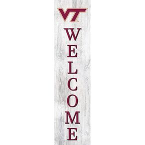 Fan Creations NCAA Virginia Tech Hokies Unisex Virginia Tech University 24" Welcome Leaner, Team, 24 inch