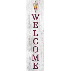 Fan Creations NCAA Arizona State Sun Devils Unisex Arizona State 24" Welcome Leaner, Team, 24 inch