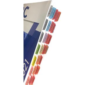 Book Tabs for The International Building Code 2021. Laminated, Color-Coded, and Removable tabs for The IBC (Book not Included)