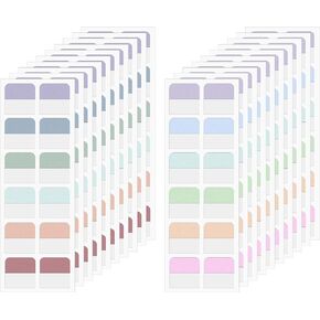 240 Pcs 1Inch Sticky Index Tabs, Repositionable Colored Book Sticky Tabs Page Tabs Sticky Index Tabs for Notebooks File Classification