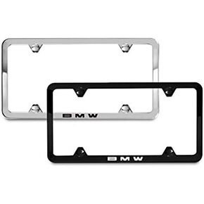 BMW 82-12-0-042-710 Laser Slim line Plate - Black