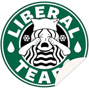 Liberal Tears Stickers (Set of 2 Large 5 inch) Weatherproof + Vinyl