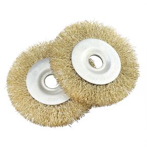 ZZHXSM 2PCS Wire Brush Wheel Steel Wire Wheel for Angle Grinder Rust Removal and Polishing Steel Wire Wheel