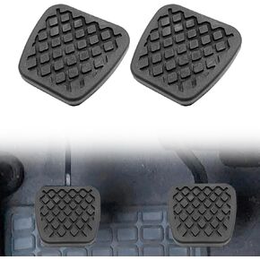 2 Pcs Rubber Brake Clutch Pedal Cover, Compatible with Honda Civic, Replacements 46545-SA5-000, 46545 SA5 000, 46545SA5000, Pedal Pad Cover