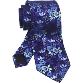 Secdtie Men's Floral Ties Textured Cravat Luxury Formal Groomsmen Wedding Neckties