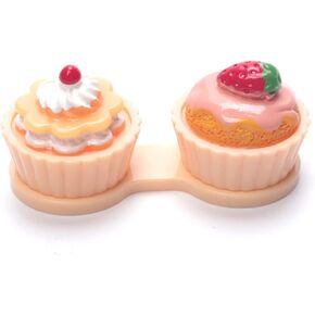 FEISIDUNWSF colored contact lensesContact Lens Case Portable Contact Lens Holder Box Fashion Contact Lens Box Container for Travel Home Outdoor