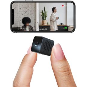 Mini Spy Camera WiFi Wireless Hidden Camera Small 1080P Home Camera, Night Vision Tiny Nanny Cam with Motion Detection Door Dog pet Camera, Used for Home Indoor and Outdoor Security,No Need WIFI Cam.