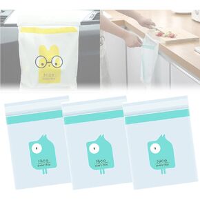 PME PIVOFUL MOBILE ENHANCEMENT 100 قطعة من أكياس قمامة السيارة، حقيبة سلة المهملات، صندوق قمامة السيارة، حقيبة حاوية للاستعمال مرة واحدة للسيارات والشاحنات والمركبات والمكتب وغرفة الأطفال وغرفة الدراسة in Kuwait