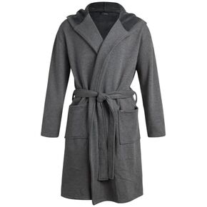 Eddie Bauer Men's Bathrobe - Lightweight Fleece Luxury Robe - Spa Bathrobe with Pockets for Men