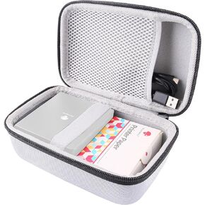 WERJIA Hard Carry Travel Case for Phomemo M02/M02S /M02 PRO Mini Photo Printer (Black)