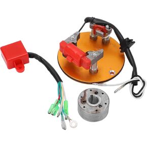 مجموعة الدوار الداخلي Magneto، مجموعة معدنية لسباق السيارات Magneto Stator Rotor Cdi بديلة لـ Lifan Yx 110 140 150cc ATV Pit Dirt Bike طقم ملحقات الدراجة الدوارة Pit Bike Kit الدوار Pit Bike in Kuwait