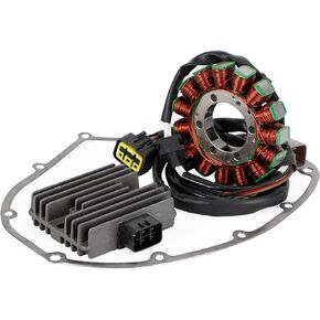 Artudatech Magneto Stator Rectifier Gasket Set Fit for Kawasaki VN900 Vulcan 900 VN 900 2006-2023, for Kawasaki VN900 Classic 2006-2013, for Kawasaki VN900 Vulcan 900 Custom 2007-2023