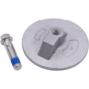 Aluminum Anode Plate Kit 76214Q5 97-76214Q5 Compatible with Mercury/Mariner 35 hp-300 hp outboards,Force 90 and 100 hp outboards