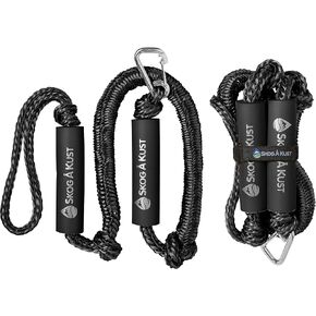 Skog Å Kust Premium PWC Bungee Dock Lines عبوة من قطعتين: أطوال 4 و6 أقدام | الأخضر والأصفر in Kuwait