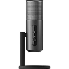 EPOS Gaming B20 Streaming Microphone - 2.9m Cable USB-C Computer Microphone for Gaming - PC & Laptop Connection with Audio Controls - Compatible with PC, Mac, and PS4/5 - Desk Stand Included, Gray
