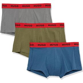 HUGO Men's 3 Pack Stretch Cotton Trunks