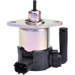 MaySpare Fuel Shut Off Stop Solenoid 1C010-60015 1C010-60016 1C010-60017 12VDC Kubota M105S M105X M6800 M8200 M8540 M9000 M9540 M95S M95X M96
