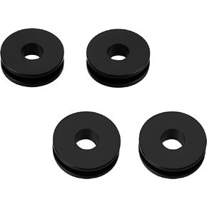 Motorcycle Detachable Windshield Bushing Grommets for Harley Touring Road King FLHR Softail (Black#4)