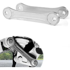 Xitomer 0-1.2'' Adjustable Lowering kit, Fit for 2024-2018 NC750X/ NC700X 2012-2017 / CTX700 2014-2018 Suspension Links Lower Link (Silver)