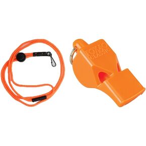 Fox 40 Classic Official Whistle with Break Away Lanyard orange