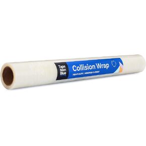 Crash Car Wrap, 48 inch x 150 feet, Clear Collision Wrap for Damaged Vehicles & Car Windows, Removes Cleanly, Made in America