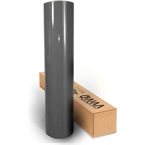 VViViD Gloss Gunmetal Grey Vinyl Exterior and Interior Bubble and Air-Free Channel Tech (1ft x 5ft)