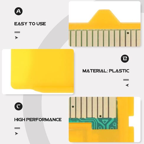UKCOCO Micro SD Attachment -1 Camera TF to XD Card Insert Adapter Sd Memory Adapter 25 x 25 x 5 mm for Micro SD Micro SD HC Yellow in Saudi Arabia