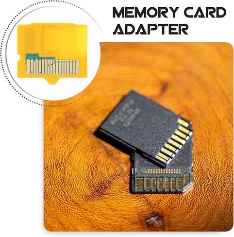 UKCOCO Micro SD Attachment -1 Camera TF to XD Card Insert Adapter Sd Memory Adapter 25 x 25 x 5 mm for Micro SD Micro SD HC Yellow in Saudi Arabia