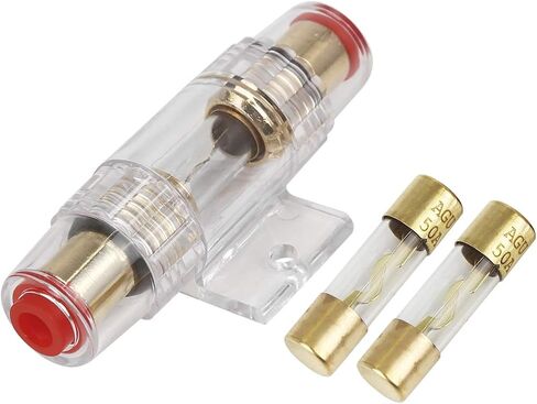 X AUTOHAUX 4 6 8 Gauge AWG Inline Fuse Holder with 50A AGU Fuses for Car Audio System in Saudi Arabia