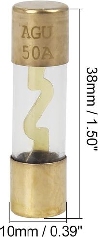 X AUTOHAUX 4 6 8 Gauge AWG Inline Fuse Holder with 50A AGU Fuses for Car Audio System in Saudi Arabia