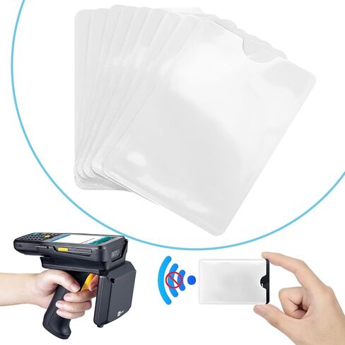 20 قطعة من أكمام حجب RFID من KALIONE، حامل بطاقات RFID، غطاء حماية لبطاقة الرعاية الطبية، غطاء حماية RFID لبطاقة الائتمان لمنع سرقة الهوية، أكمام بطاقة الائتمان المحمولة للنساء والرجال، أبيض in Kuwait