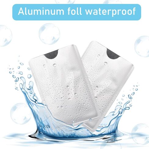 20 قطعة من أكمام حجب RFID من KALIONE، حامل بطاقات RFID، غطاء حماية لبطاقة الرعاية الطبية، غطاء حماية RFID لبطاقة الائتمان لمنع سرقة الهوية، أكمام بطاقة الائتمان المحمولة للنساء والرجال، أبيض in Kuwait