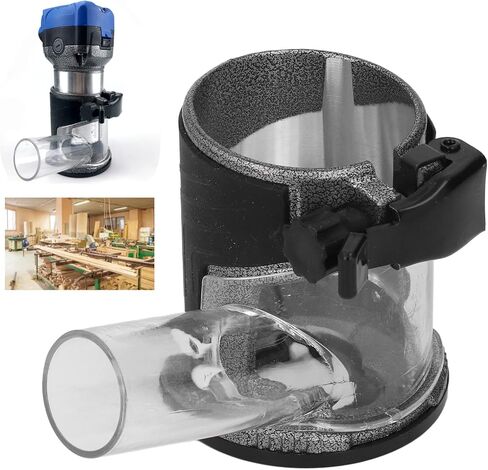 Plunge Router Base, Aluminum Alloy Trimming Machine Base, with Dust Collection Cover, for Woodworking in Saudi Arabia