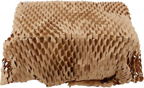 SEHOI 15 inch x 328 feet Honeycomb Packing Paper, Honeycomb Cushioning Wrap, Moving Wrapping Paper, Packing Paper for Moving, Packing and Shipping, Brown in Saudi Arabia