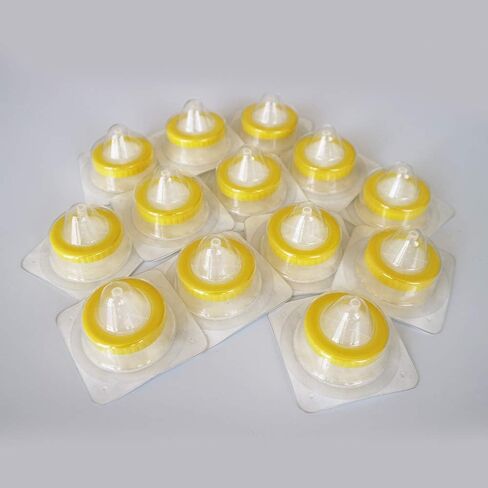 [عبوة مكونة من 20] مرشحات حقنة [معقمة ومعبأة بشكل فردي] قطر غشاء PVDF 33 مم حجم المسام 0.22 ميكرومتر بواسطة Allpure Biotechnology (PVDF-33mm-0.22μm) in Kuwait