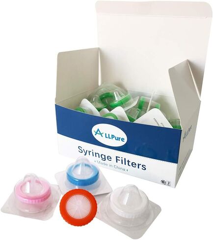 [عبوة مكونة من 20] مرشحات حقنة [معقمة ومعبأة بشكل فردي] قطر غشاء PVDF 33 مم حجم المسام 0.22 ميكرومتر بواسطة Allpure Biotechnology (PVDF-33mm-0.22μm) in Kuwait