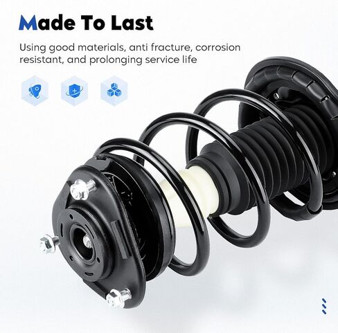 Front and Rear Complete Struts Assembly Shock Absorber Compatible with Scion tC 2005 2006 2007 2008 2009 2010, Replace for 172400L 172391, 4Pcs in Saudi Arabia