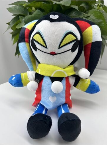 لعبة قطيفة مهرج من Oumelfs شيطان قطيفة بلوشيز شخصية محشوة على شكل حيوان وردي خنزير دمية أنيمي وسادة ناعمة للأطفال (قطيفة 1) in Kuwait