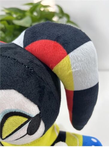 لعبة قطيفة مهرج من Oumelfs شيطان قطيفة بلوشيز شخصية محشوة على شكل حيوان وردي خنزير دمية أنيمي وسادة ناعمة للأطفال (قطيفة 1) in Kuwait