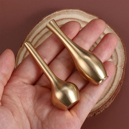 Vintage Miniature Vase for Dollhouse Furniture, Copper Vases Mini Flower Contanir Home Decor for Living Room in Saudi Arabia