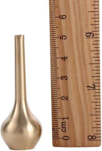 Vintage Miniature Vase for Dollhouse Furniture, Copper Vases Mini Flower Contanir Home Decor for Living Room in Saudi Arabia