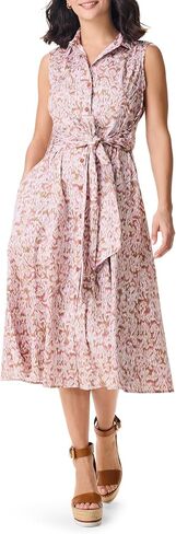 NIC+ZOE Women's Abstract Animal Shirt Dress in Saudi Arabia