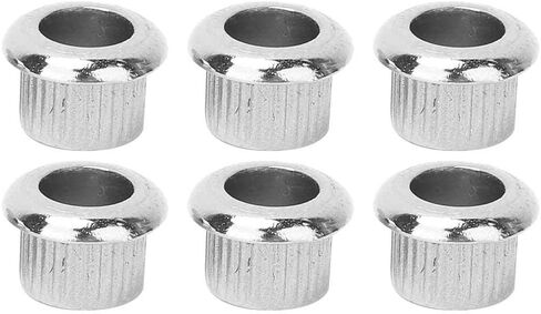 VBESTLIFE Set of 6 Metal Guitar Tuner Tuning Peg Conversion Bushings for Ferrules Repairing Guitar Parts Accessories in Saudi Arabia